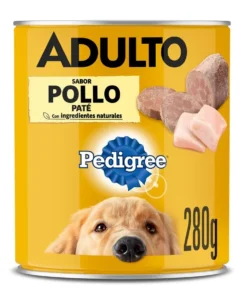 Lata pedigree adulto pate pollo 280 grm