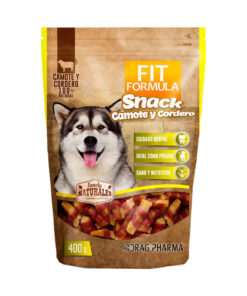 FIT SNACK CAMOTE Y CORDERO 400 GRM