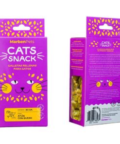 CATS SNACK ATUN Y QUESO 80 GRM