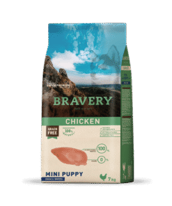 Bravery mini puppy small 7 kg pollo