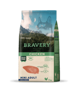 Bravery mini adulto small 7 kg pollo