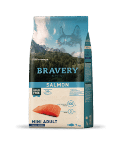 Bravery mini adulto small 7 kg salmon