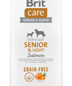 Brit care dog grain free senior light salmon 12 kg