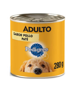 Lata pedigree adulto pate pollo 280 grm