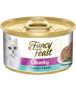 Lata fancy feast chunky pavo 85gr