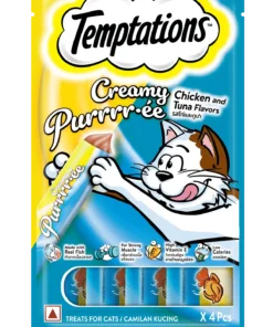 Temptations Creamy Pollo y Atún 12gr 4und