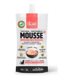 Pouch mousse ikai salmon cang, cuid.digestivo gato