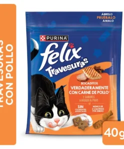 Felix travesuras bocaditos pollo higado y pavo 40gm